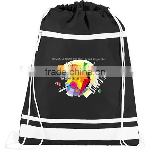 420D Game Day Cinch Bag Fashion Drawstring Backpack
