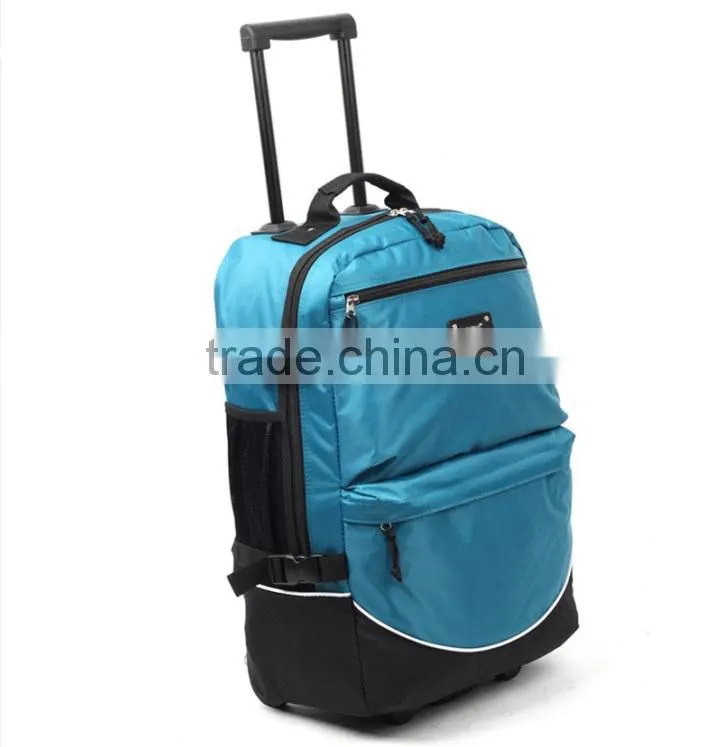 Polyester polo trolley travel bag for sale