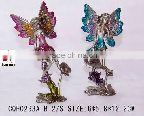 2012 metal lovely fairy sculpture 0293