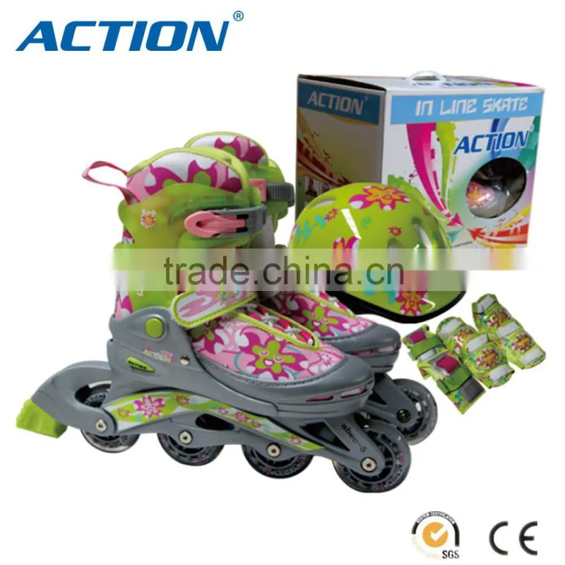 Inline Skate Set FOR KIDS combo set With gift box packing 4 sizes available OEM acceptable