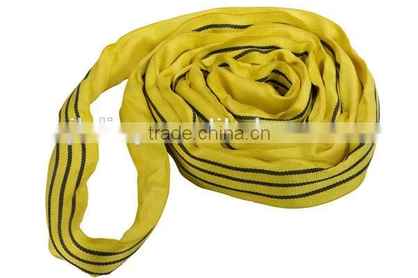 wire slings safety factor 6:1 polyester tape for round sling