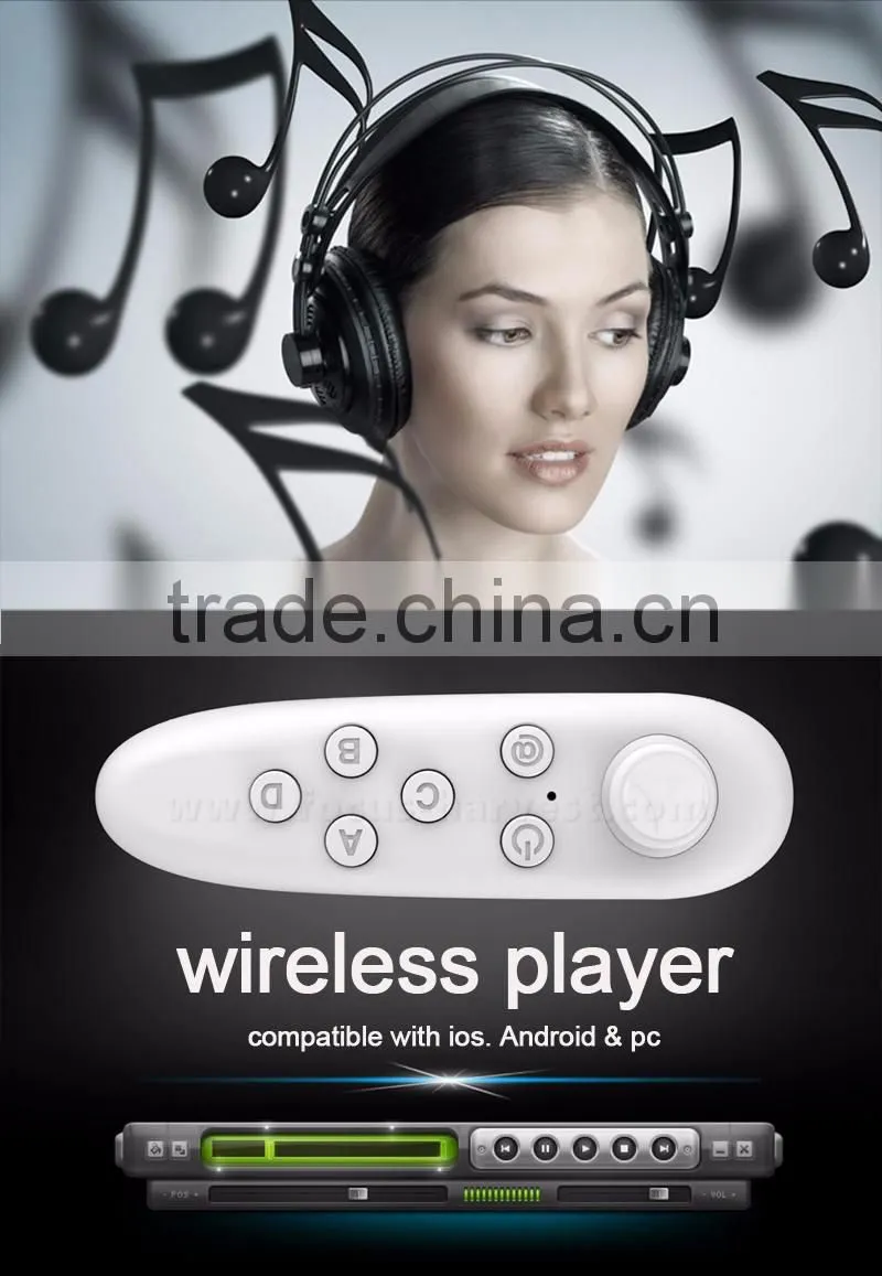 2016 factory direct price wirelress bluetooth remote shutter for selfie stick
