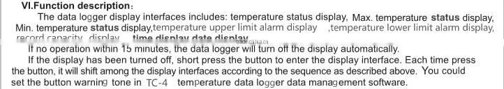Mini USB gsm temperature data logger/temperature controller data logger wireless/temperature data loggerTC-4