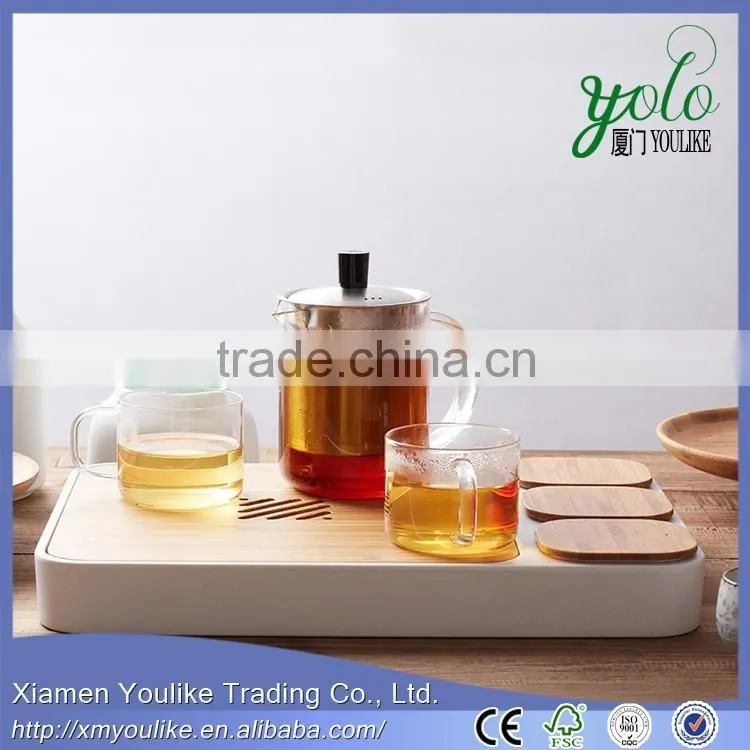 High Quality and Hot Sell bamboo tea serving tray Bamboo Tea Tray