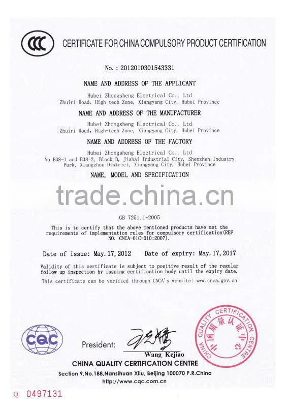 Electric Substation Equipment High Voltage Switchgear, Medium Voltage Switchgear, Low Voltage Switchgear