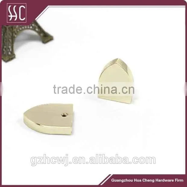 metal triangle zipper end for handbag, metal hardware for bag fittings,fashion bag decoration