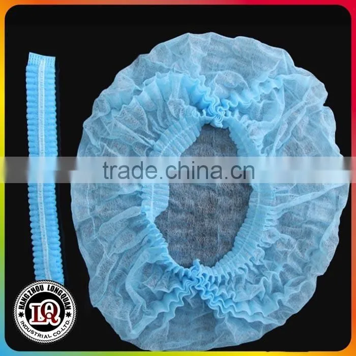 Disposable nonwoven mob and clip cap