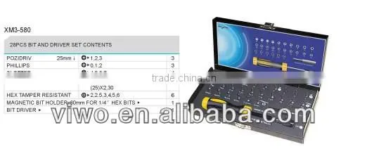 CR-V Bit and driver set