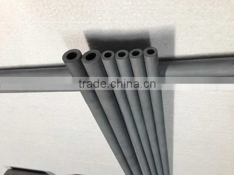 China manufacturer gray thermocouple protecting tube molybdenum disilicide tube