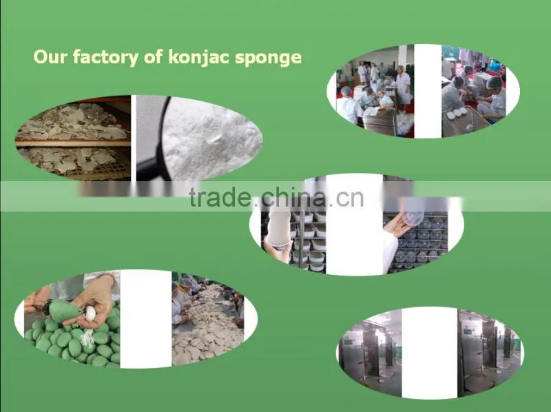konjac sponge Type and konjac Material konjac bath sponge