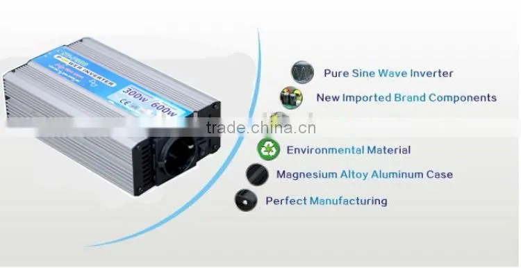 300W 120v-240v Stackble Pure Sine Wave DC To AC solar panel inverter