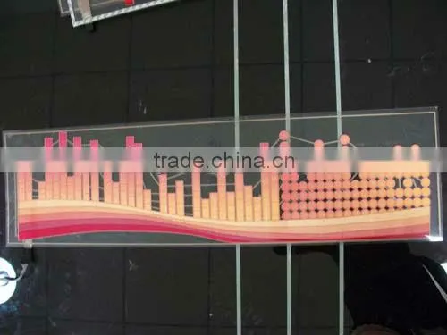 High quality Genuine Equalizer Sound Active flashing EL car Sticker 90*25 Size