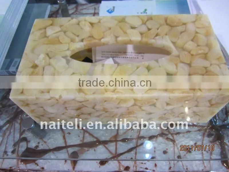 Transparent Resin Panel Resin pebble Tile