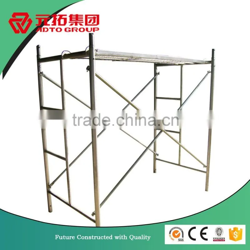 5ft Masonary Frame Box Frame Scaffolding Fast Lock with Angle Iron Cross Brace Power-coated