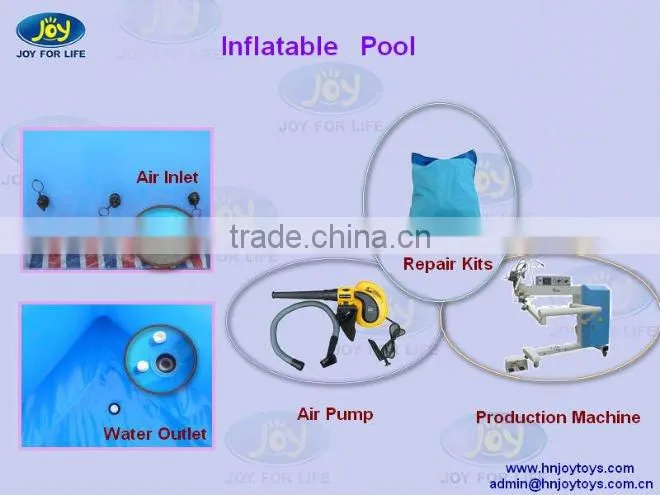 0.9mm PVC tarpaulin walking water ball pool / inflatable pvc swimming pool / pvc swimming pool