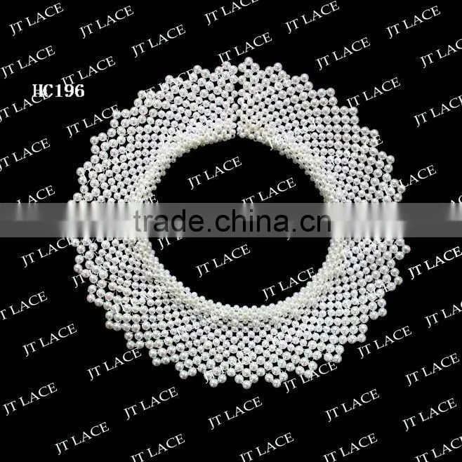 Handmade beaded trim for ladies garment