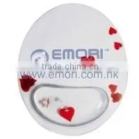 3D silicone rubber wrist rest mouse pad