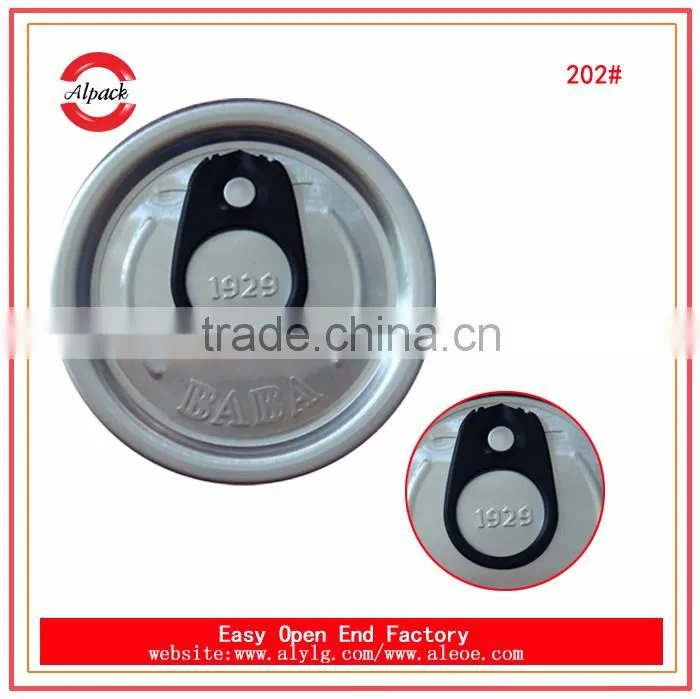 Aluminum can lid supplier 202# easy open end