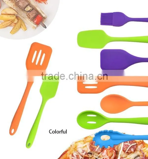 Colorful Food Grade Heat Resistant Silicone Utensils/ Silicone Kitchen Utensil Set /Slicone Cooking Utensils Sets