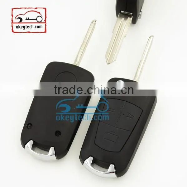 High Quatity Opel remote modified flip key shell Car Key 3 Button Opel Astra key romote key shell