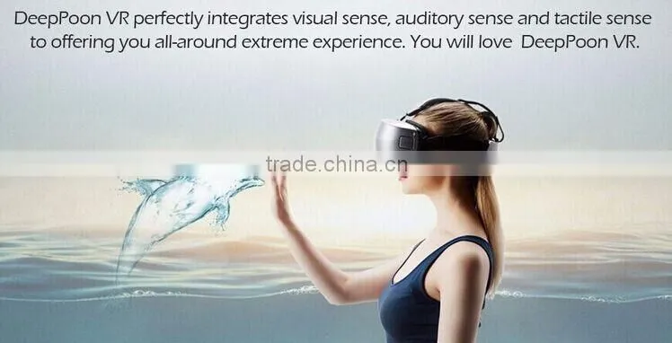 Wholesale Deepoon M2 High resolution 9D vr 2560 x 1440 All-in-one virtual glasses for WIFI and Bluetooth Connected vr headset