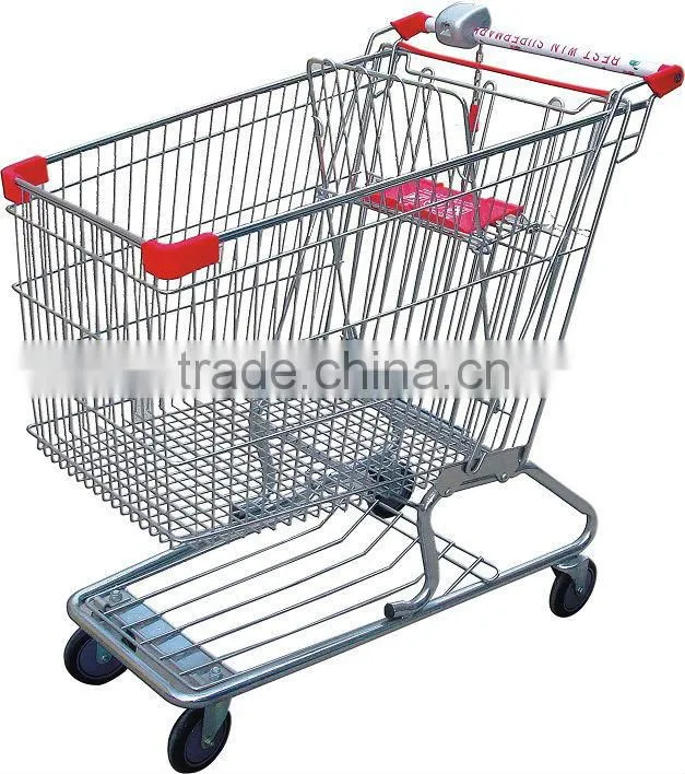 Japanese style powder coated shopping cart HSX-1777