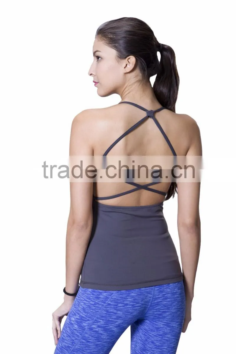 Women Sexy Tank Yoga Workout Fitness Wear Sports Top