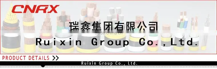 Made in China Ruixin Group Low smoke zerohalogen 4 core aluminium electric Cables