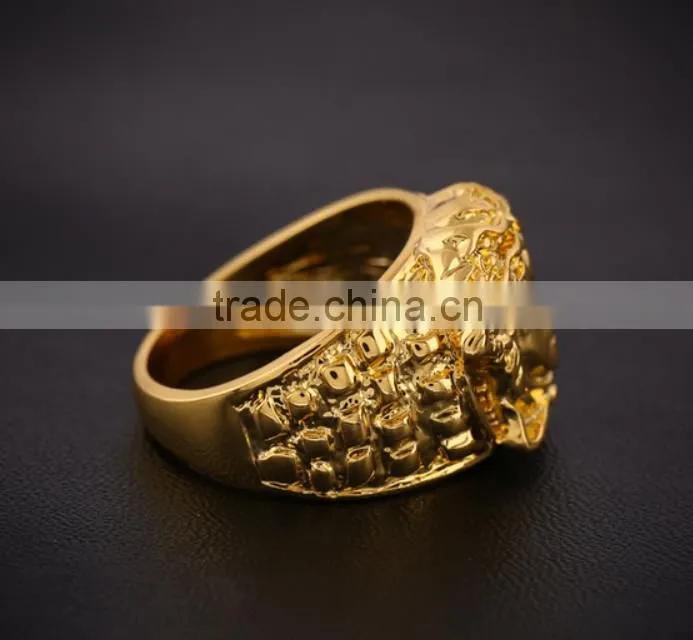 wholesale fashion Medusa new design ladies finger ring