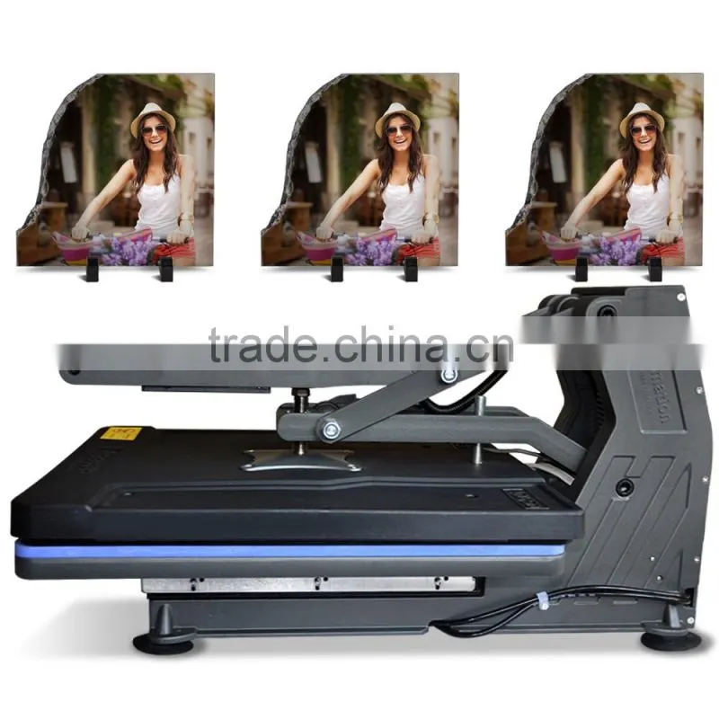 Hot Sale home decoration landscaping slate rock blank wooden frame sublimation you rock pictures
