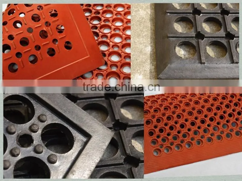 QD 7king Great Wall SBR Rubber Mat Rolls ,anti fatigue floor matting ,rubber tactile indicator mat