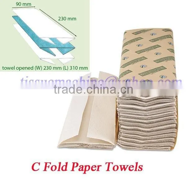 Printing High Speed Automatic V Towel Paper Tissue Folder Machine