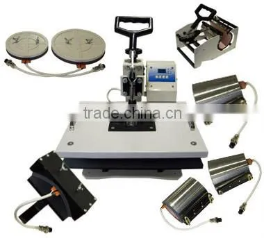 Hot selling Sublimation Multifunctional combo heat press machine 8 in 1