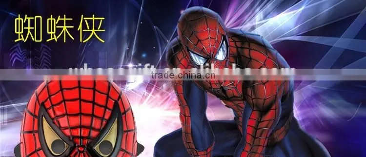 Hot selling LED Cosplay The Avengers Spider Man Iron Man Hulk Batman Captain America super hero masks
