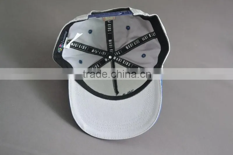 Hi quality custom 5-panel snapback cap with embroidery logo