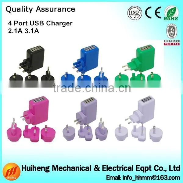EU Plug 5V 3.1a USB Charger-Charger USB For Mobile Phone