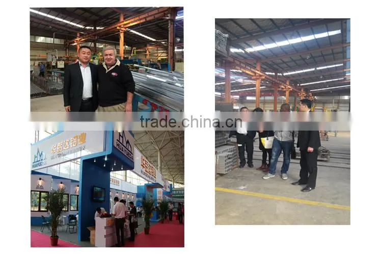 6061/6063 series extrusion handing and raling aluminium profile