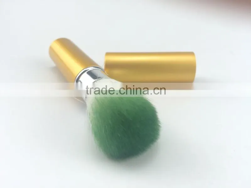 High grade Professional royal yellow face use retractable kabuki brush