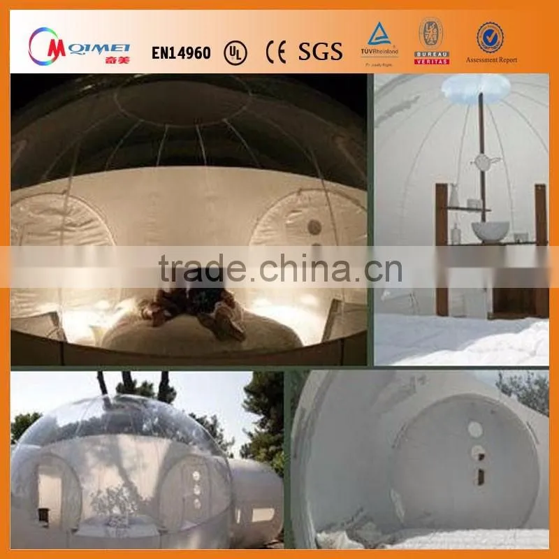 Factory customize! Clear Inflatable Dome Tent Inflatable Bubble Tent Transparent Inflatable Tent