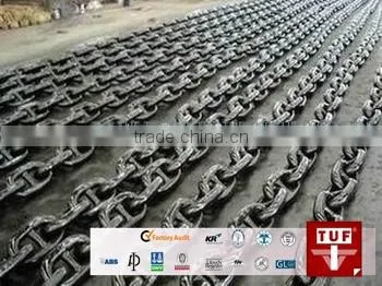 used U2, U3 Black Stud Link Anchor Chain