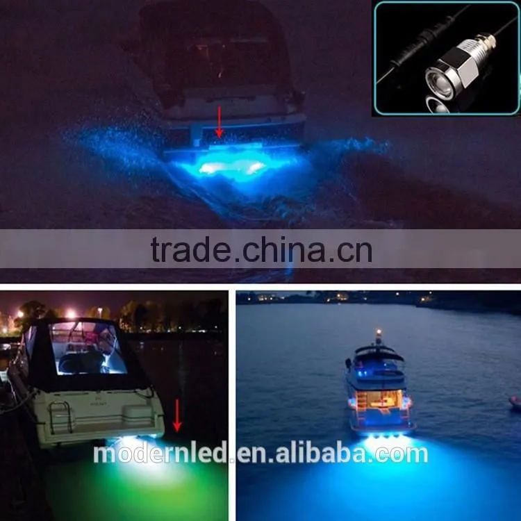 Outdoor IP68 9W C REE underwater led boat lights