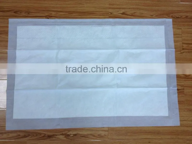 Colored backsheet waterproof under pad hospital use