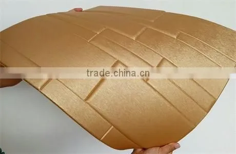 2016 new business 3D leather panel wall covering idea (Tommy)