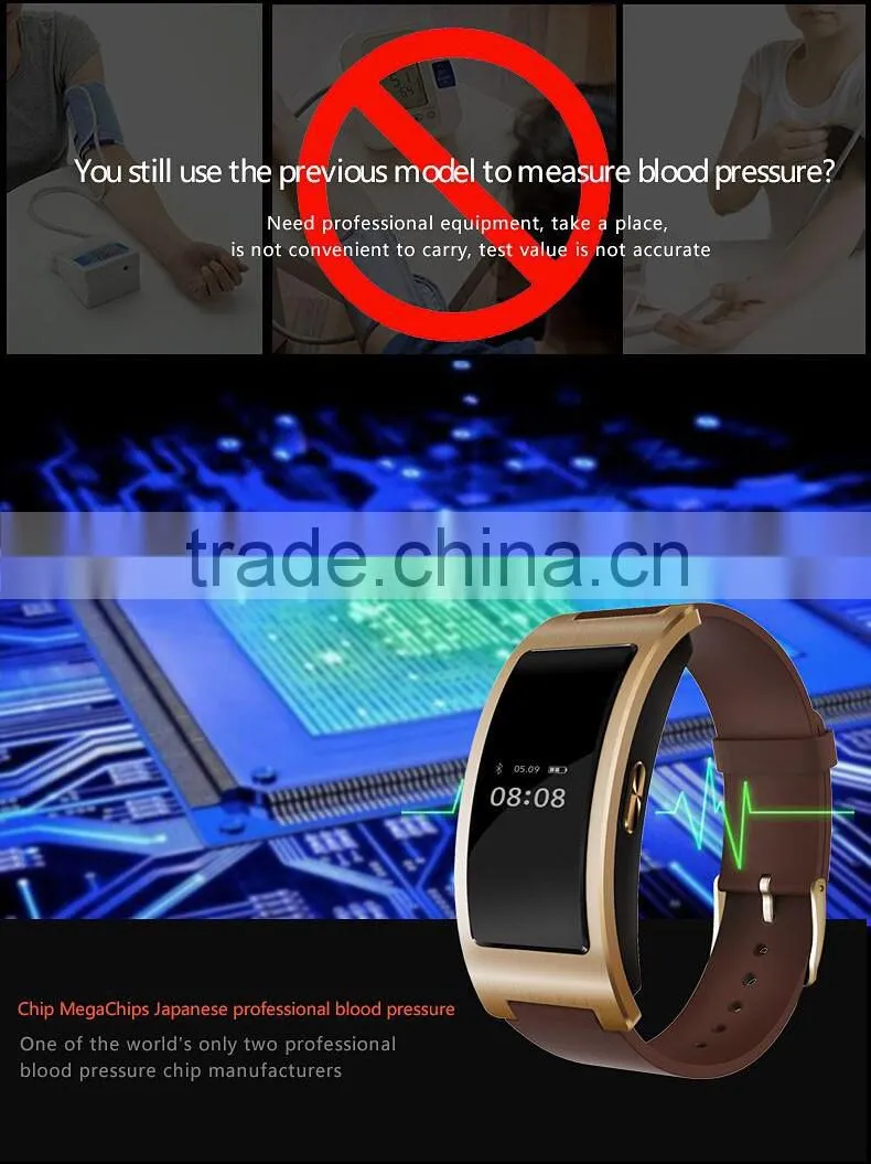 High quality new smartband CK11 with heart rate and blood pressure monitor fitness traker
