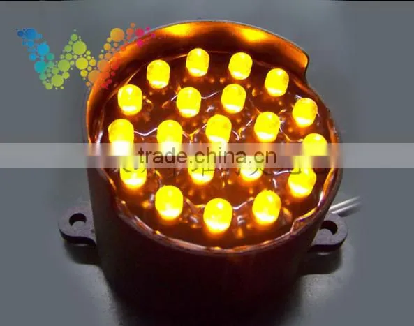 C52mm Vehicle Mounted LED Traffic Arrow Board Sign Small Pixel Cluster Kit Amber