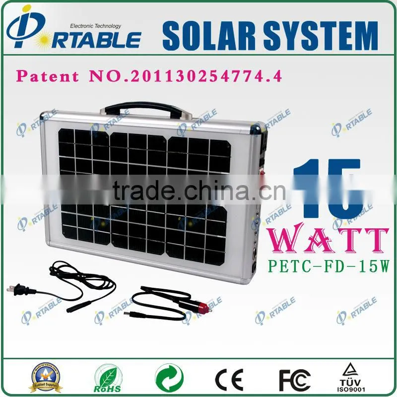 18.5% efficiency 15w solar panel system competitive price