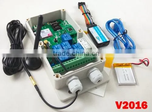 GSM relay switch controller SMS texts for switching relay with dialling-in remote control