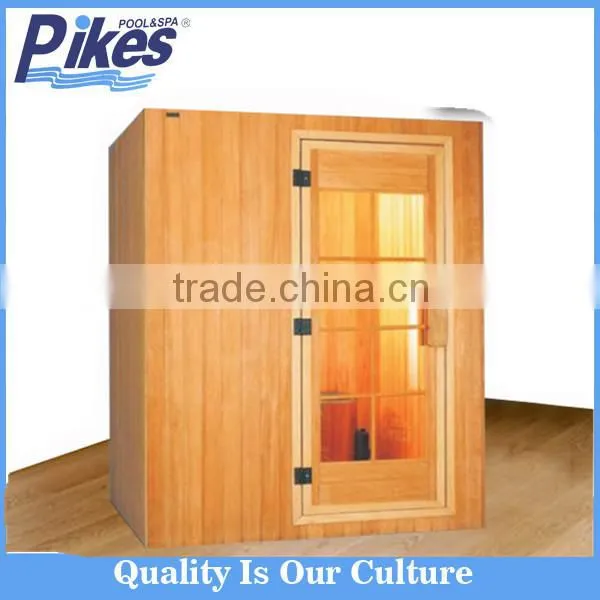 Russian canada hemlock infrared sauna cabin 1person dry infrared sauna room