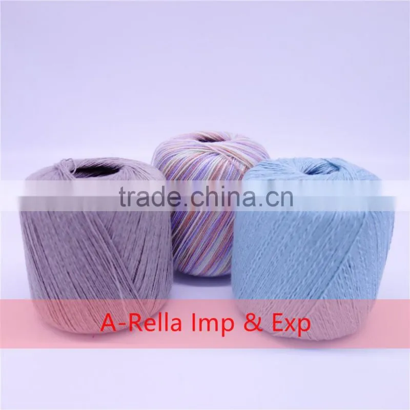 50%cotton +50% acrylic yarn blend yarn dyed 50g/ball knitting yarnyarn for knitting by hand
