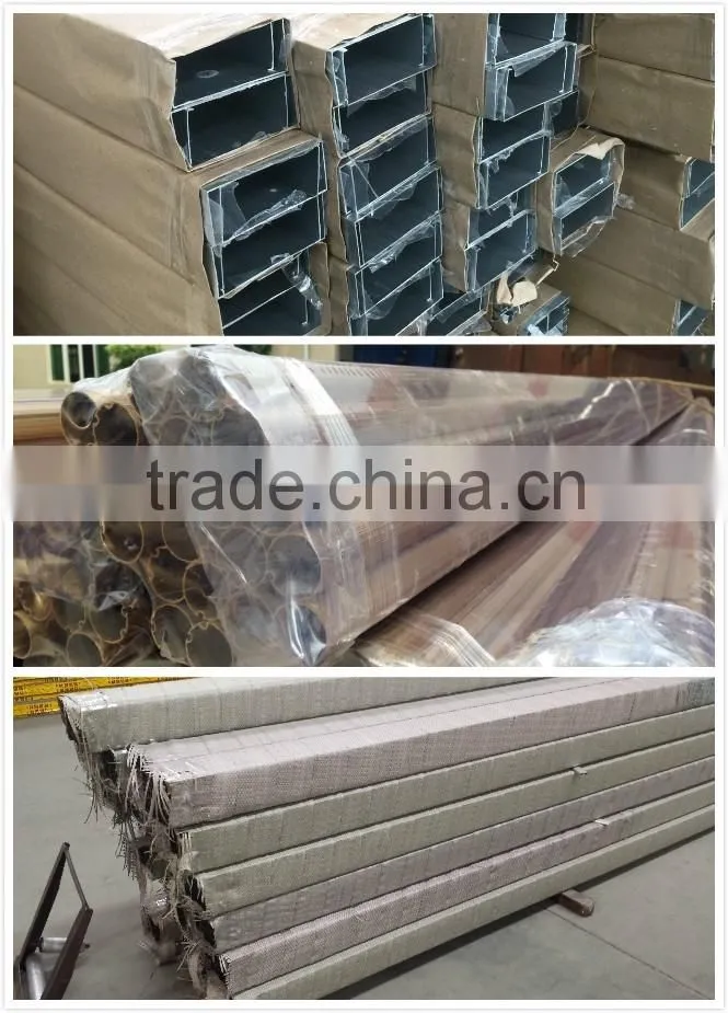 2016 new anodized silver 6000 series slotted aluminium extrusion profile